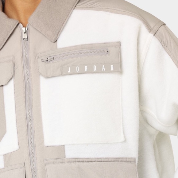 Nike x Jordan Collaboration : 2021 Air Jordan Jacket Summit White | Size L | NWT - Picture 2 of 16